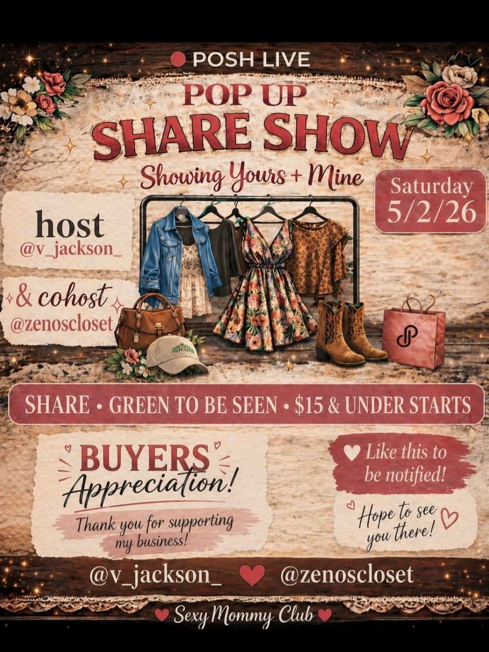 Live Share Show Flyer